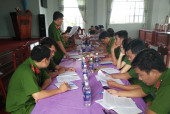 Ban chỉ đạo chuyển hóa địa bàn Thị xã Phước Long tiếp và làm việc với Đoàn kiểm tra Công an Tỉnh Bình Phước