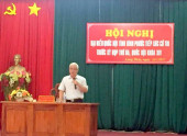 Đại biểu Quốc hội Nguyễn Văn Lợi gặp gỡ tiếp xúc với cử tri thị xã Phước Long