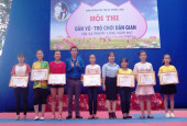 Phước Long: Phường Phước Bình giành giải nhất hội thi dân vũ thiếu nhi.