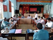 Thành viên Ban đại diện HĐQT Ngân hàng CSXH tỉnh Bình Phước kiểm tra, giám sát trên địa bàn phường Thác Mơ thị xã Phước Long.