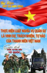 THỰC HIỆN NGHĨA VỤ QUÂN SỰ LÀ VINH DỰ, TRÁCH NHIỆM, TỰ HÀO CỦA THANH NIÊN VIỆT NAM