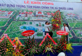 Lế khởi công xây dựng trung tâm hành chính thị xã Phước Long