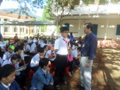 TTYT thị xã Phước Long tổ chức buổi nói chuyện chuyên đề về bệnh sốt xuất huyết cho học sinh trường THCS Thác Mơ