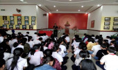Ban liên lạc truyền thống - Hội cựu chiến binh nói chuyện truyền thống tại nhà truyền thống thị xã Phước Long