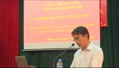 Phước Long khai giảng lớp bồi dưỡng chuyên đề về chủ nghĩa yêu nước Việt Nam và đạo đức cách mạng trong thời kỳ mới.