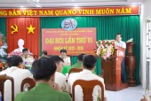 ĐẠI HỘI ĐIỂM CHI BỘ AN NINH, ĐẢNG BỘ CÔNG AN THỊ XÃ PHƯỚC LONG LẦN THỨ VI NHIỆM KỲ 2022 – 2025