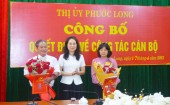 BAN THƯỜNG VỤ THỊ ỦY PHƯỚC LONG  CÔNG BỐ QUYẾT ĐỊNH VỀ CÔNG TÁC CÁN BỘ