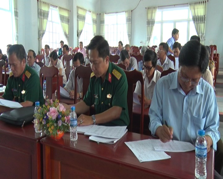 Hội nghị 3 bình cử 4 công khai tại phường Long Phước Thị xã Phước Long.
