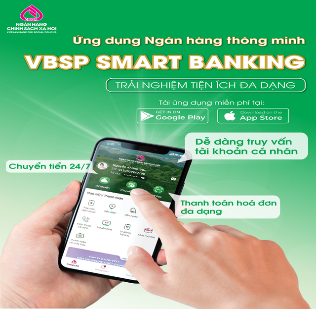 Phòng giao dịch Ngân hàng Chính sách Xã hội thị xã Phước Long tiếp tục triển khai cung cấp dịch vụ Mobile Bankinh trên địa bàn thị xã